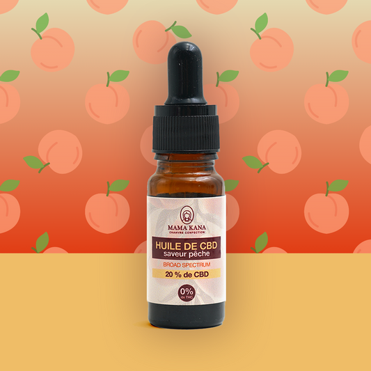 Óleo de CBD de largo espetro a 20% - Pêssego 🍑 (100% de desconto)