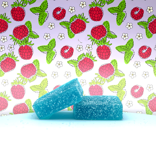 CBD Bombons THC 15 mg e 15 mg - Blue razz 🫐 (100% de desconto)