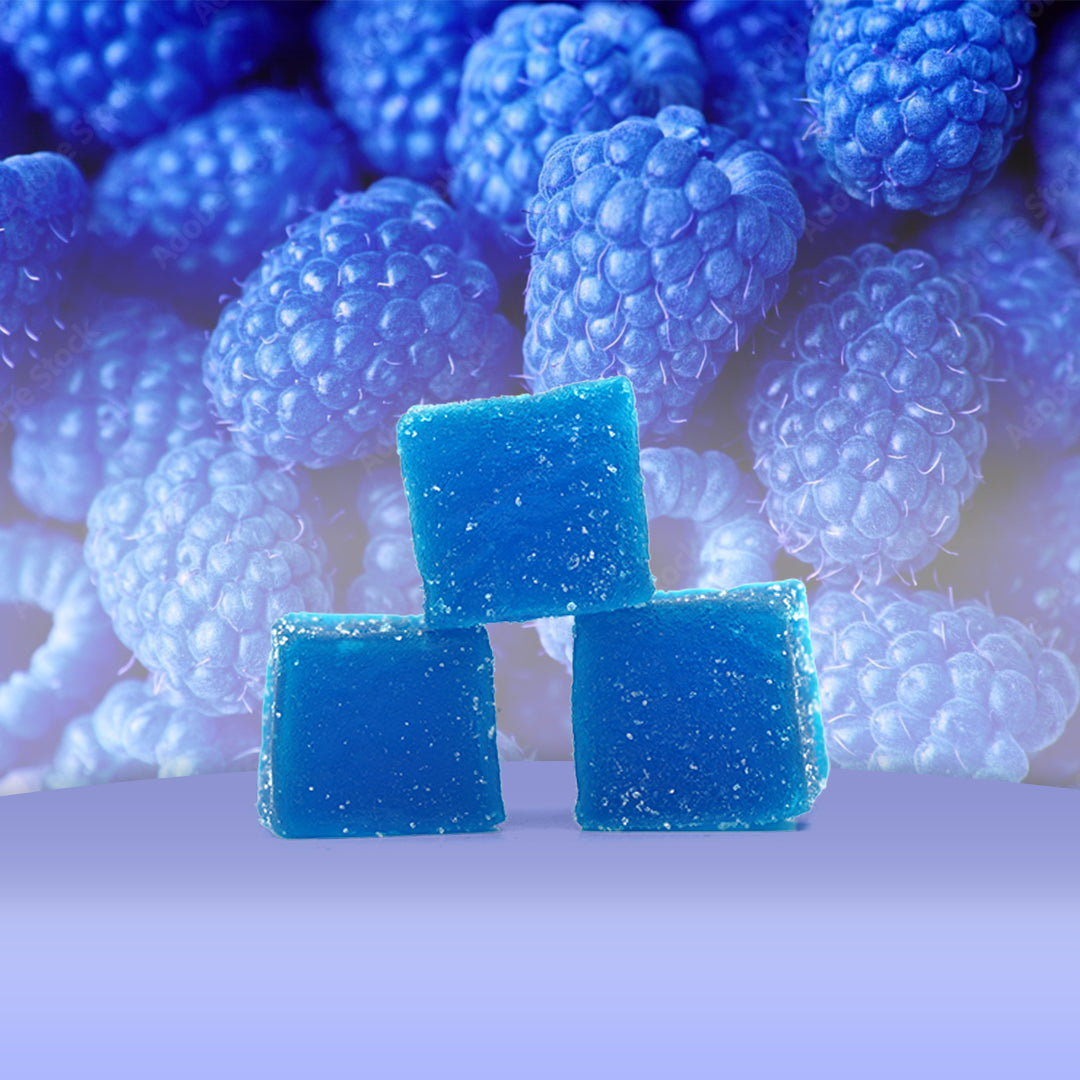 Godis 10 mg THC – Blue Razz 💙