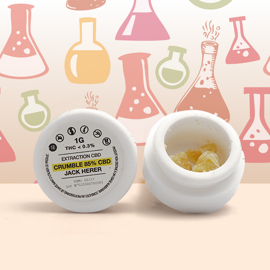 Crumble Jack Herer - 85% CBD 🧔🏻 (100% de desconto)