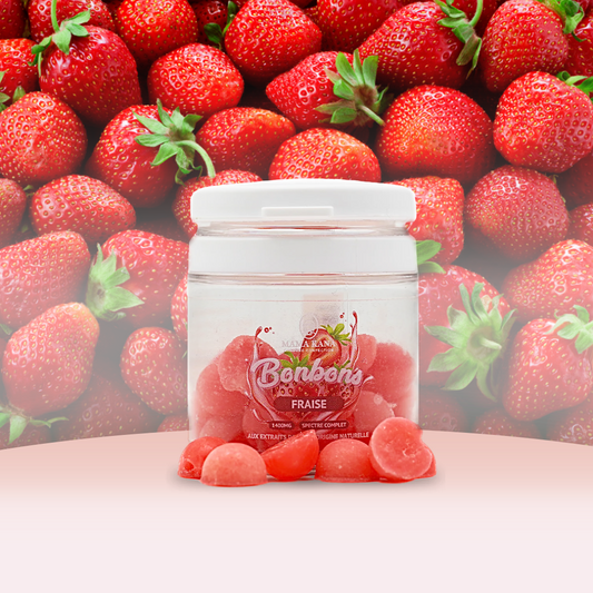 CBD Bombons 1400mg - Morango 🍓 (100% de desconto)