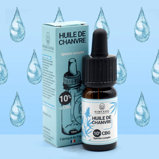 Olio di canapa CBG 10% + CBD 5% 🇫🇷