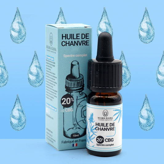 Olio di canapa CBG 20% + CBD 5% 🇫🇷