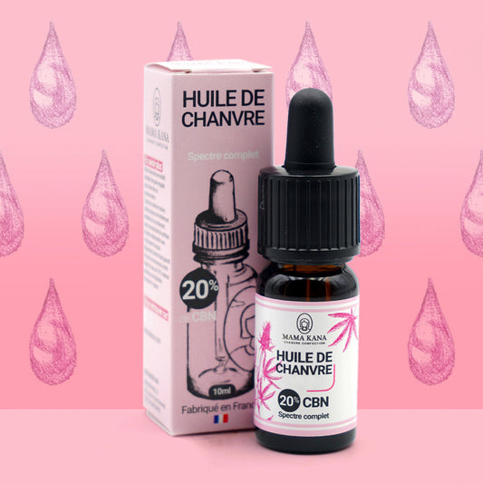 Olio di canapa CBN 20% + CBD 5% 🇫🇷