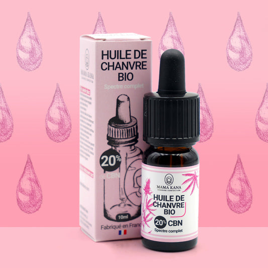 🎁 Óleo de cânhamo CBN 20% + CBD 5% 🇫🇷 (100% off)