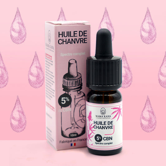 Konopljino olje CBN 5% + CBD 5% 🇫🇷