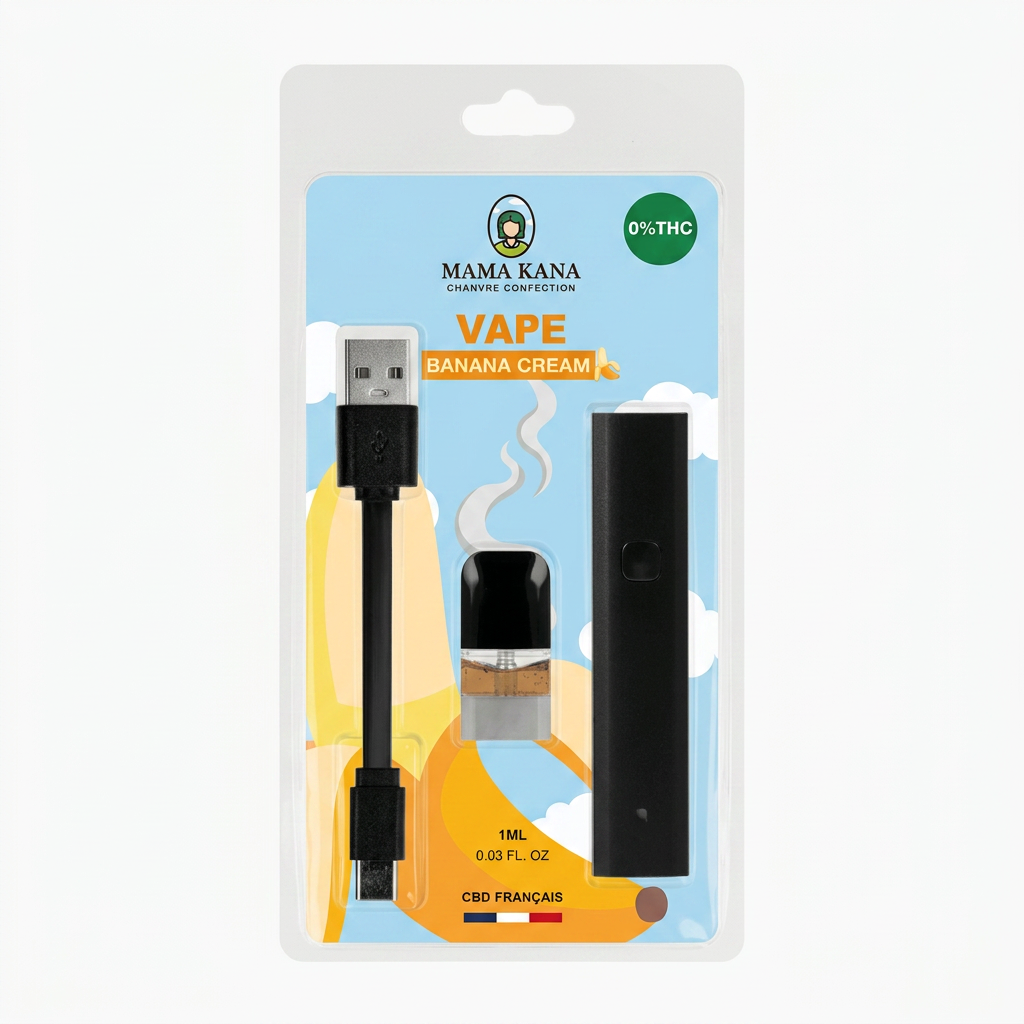Vape Pen 0% THC Banana Cream 🍌