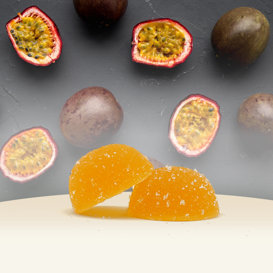 CBD Bombons THC 5mg e 30mg - Sabor a Paixão 🥭