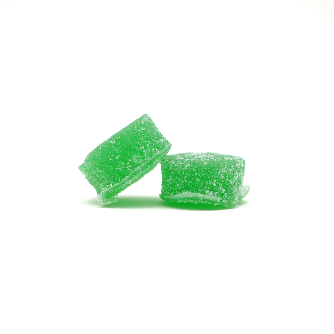 Gummies THC 25 mg & CBD 25 mg - Zure Diesel Appel 🍏