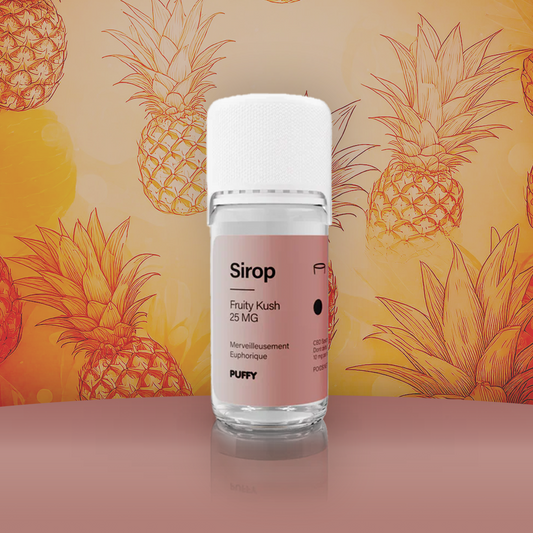 Xarope THC 25mg - Fruity Kush 🍍 (100% de desconto)
