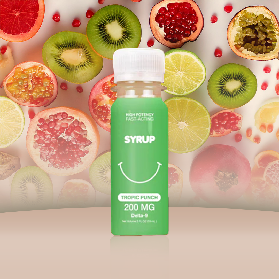 🎁 Siirappi THC 200mg - Tropic Punch 🍹 (100% alennus)